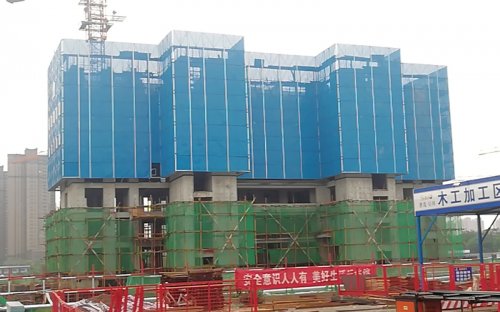 全钢爬架网 高层建筑工地安全防护金属网板 